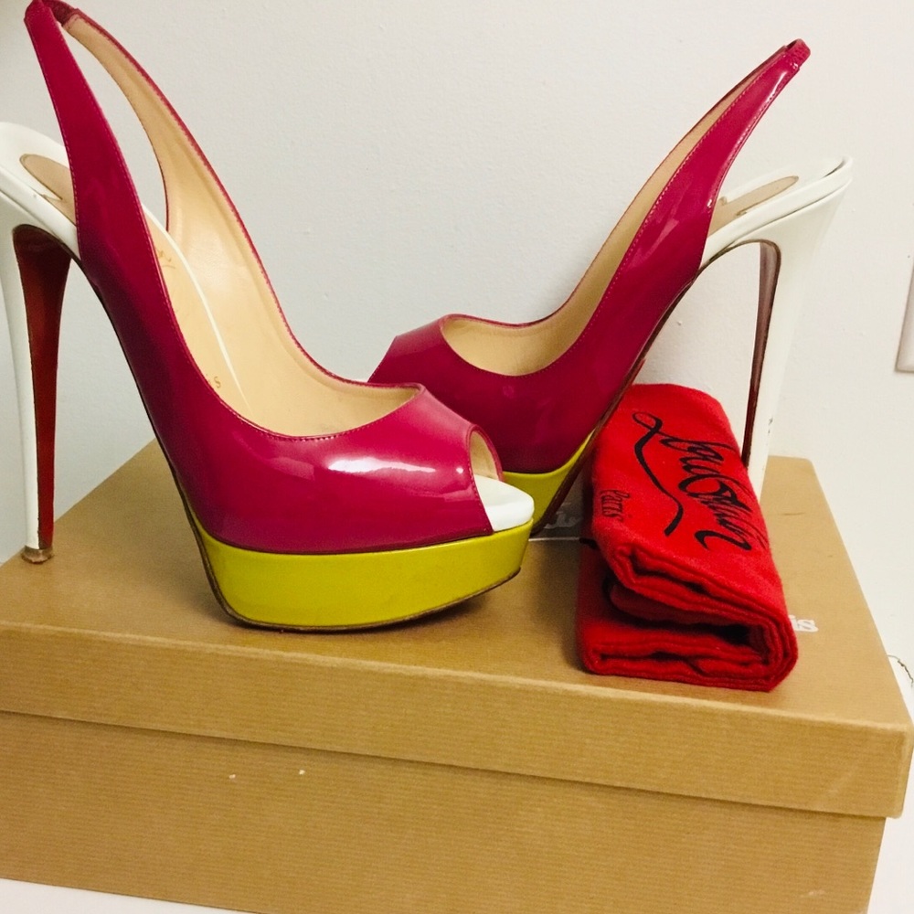Christian louboutin slingback
